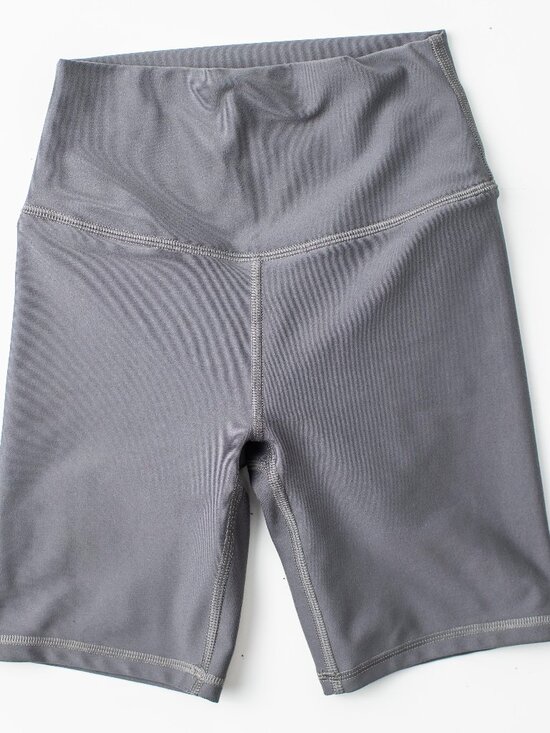 Abercrombie & Fitch Pants - Abercrombie YPB Biker Shorts XXS Gray High Rise Athletic Workout Yoga Stretch